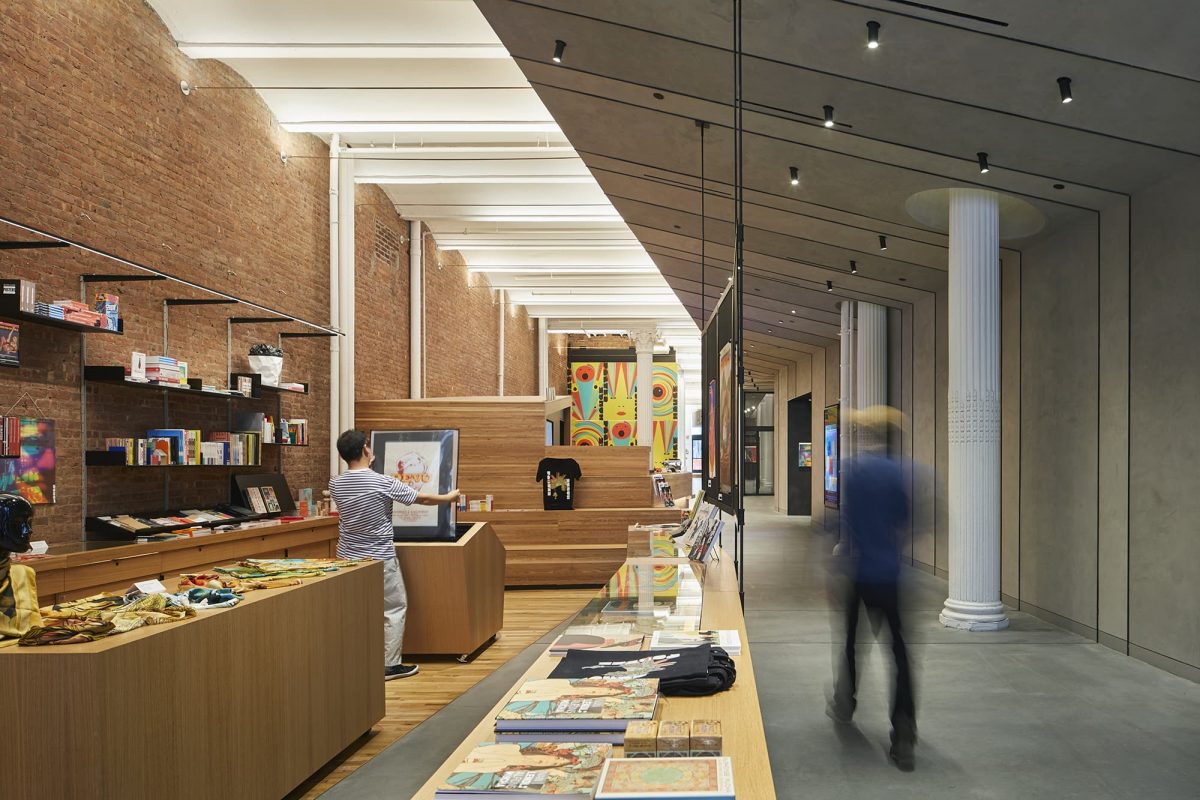 photograph of the Poster House shop