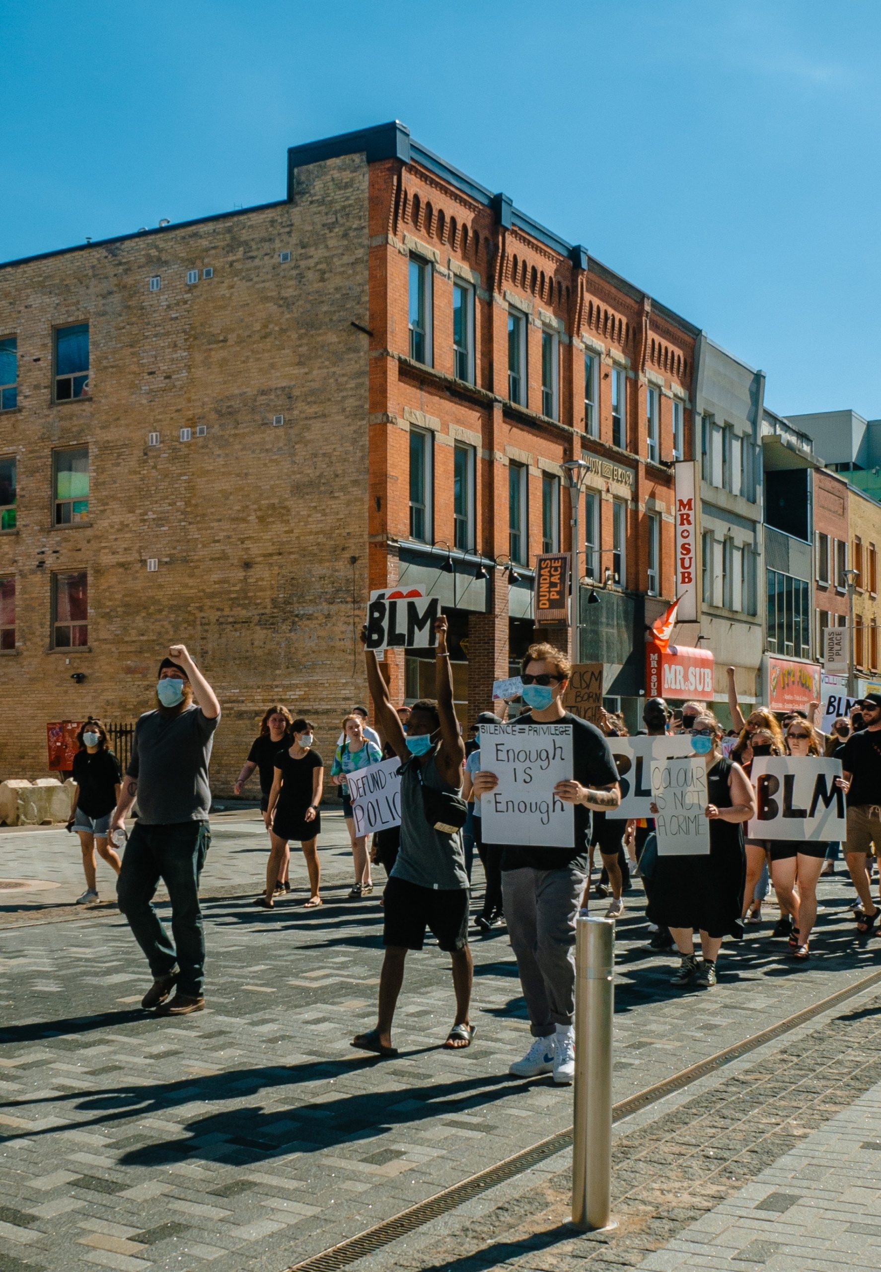 Marches continue across the U.S. and internationally in support of Black Lives Matter. Photo credit: Davon Michel/Pexels