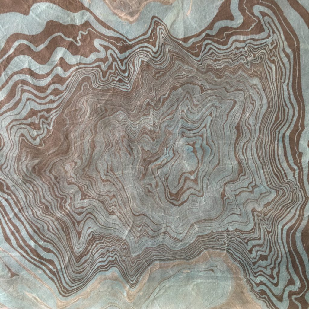 a photograph of marbled paper