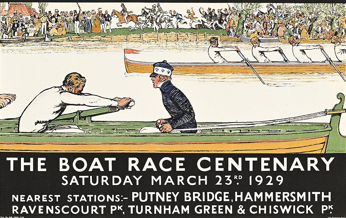 Poster of a crew meet on a river.