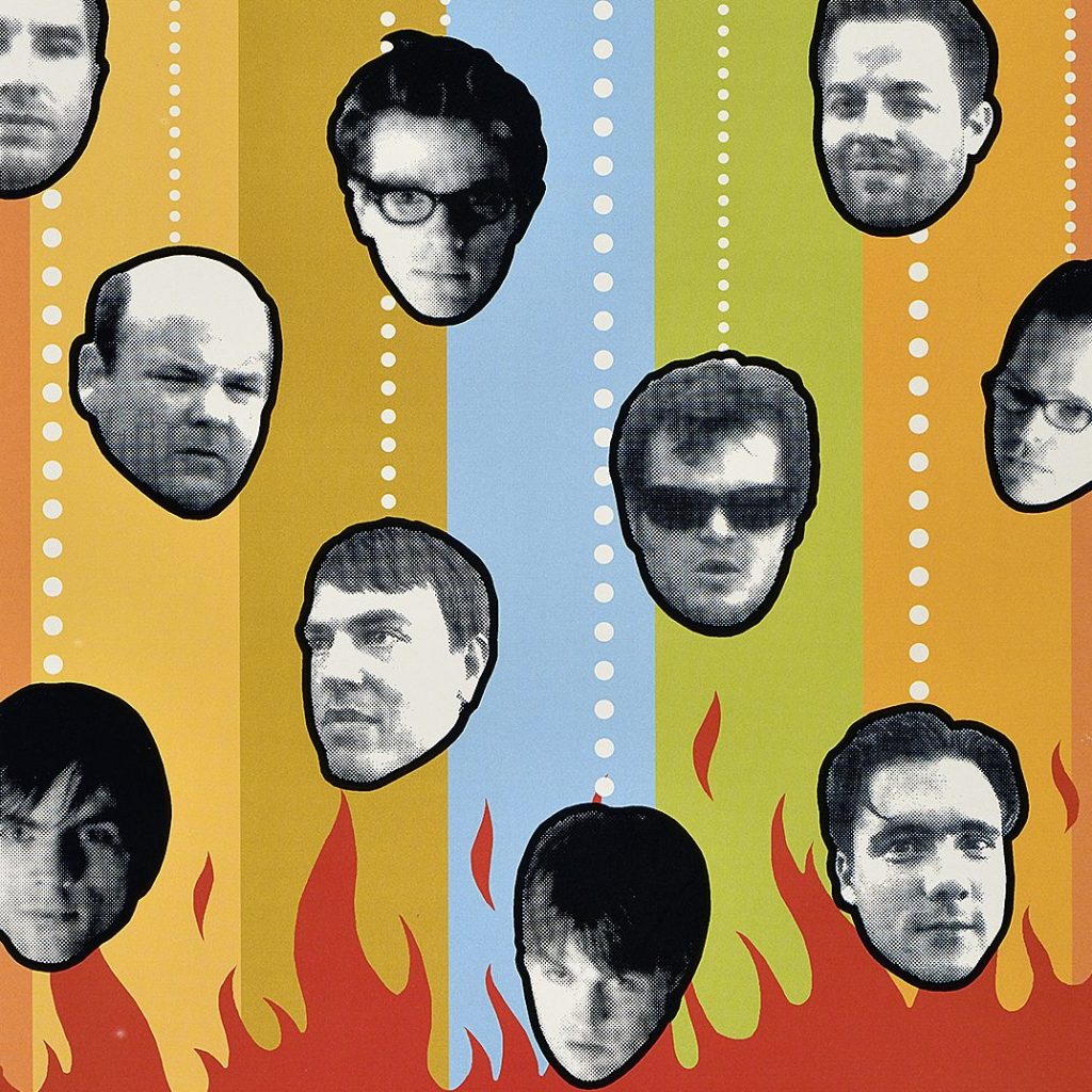 A stylized concert poster for the band Weezer