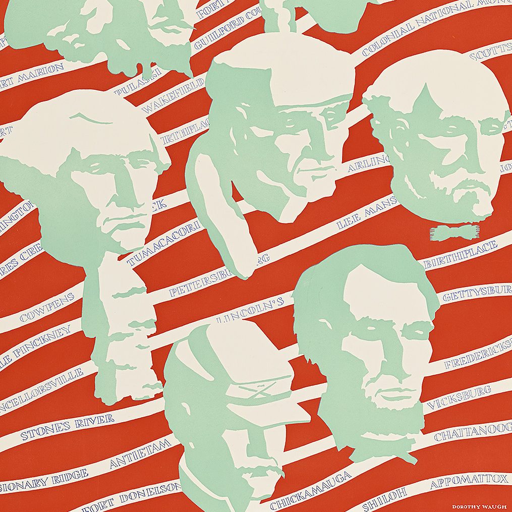 A stylized poster image of a National Park