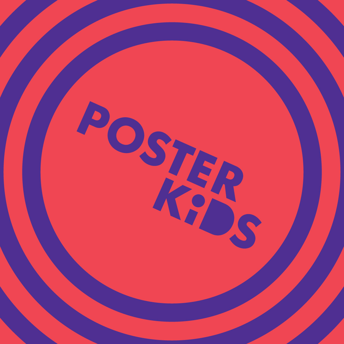 Two color graphic for Poster Kids
