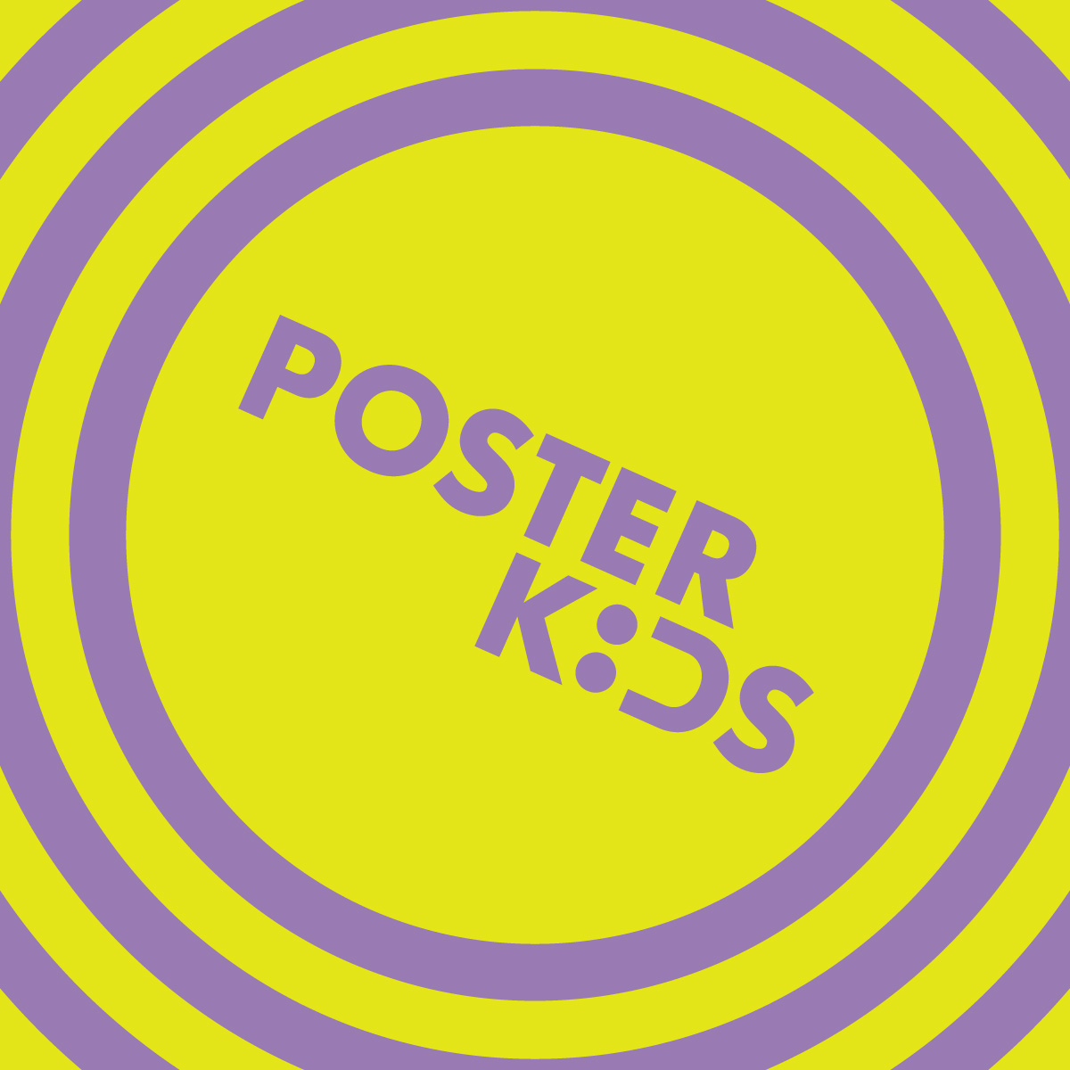 Two color graphic for Poster Kids