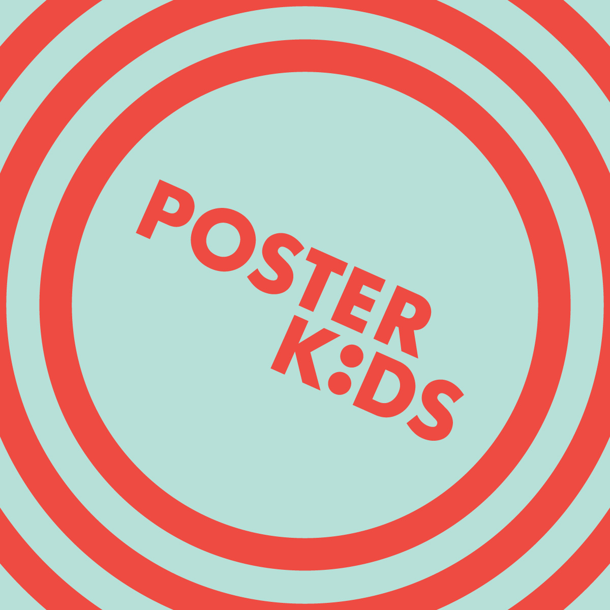 Two color graphic for Poster Kids