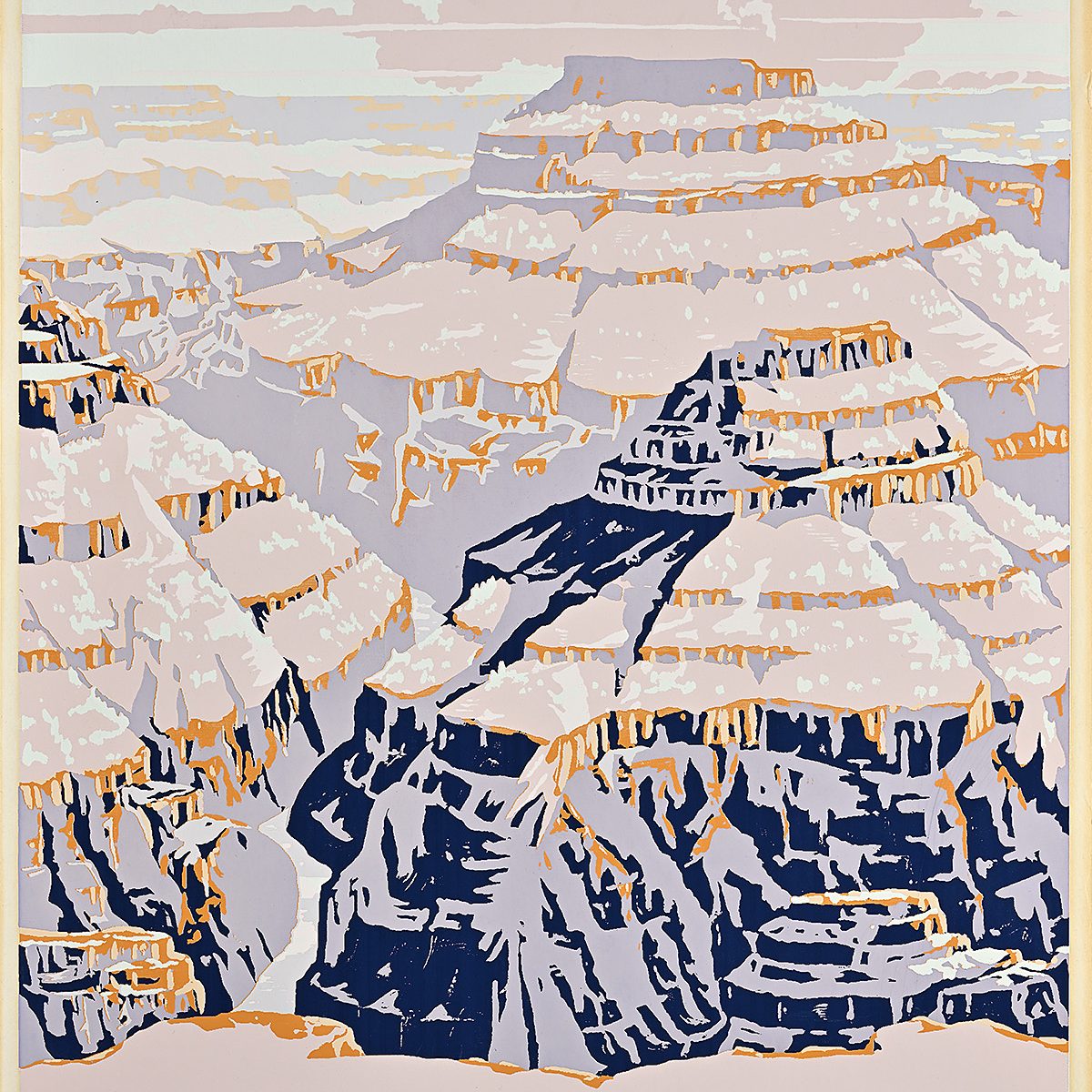 A poster depicting the Grand Canyon